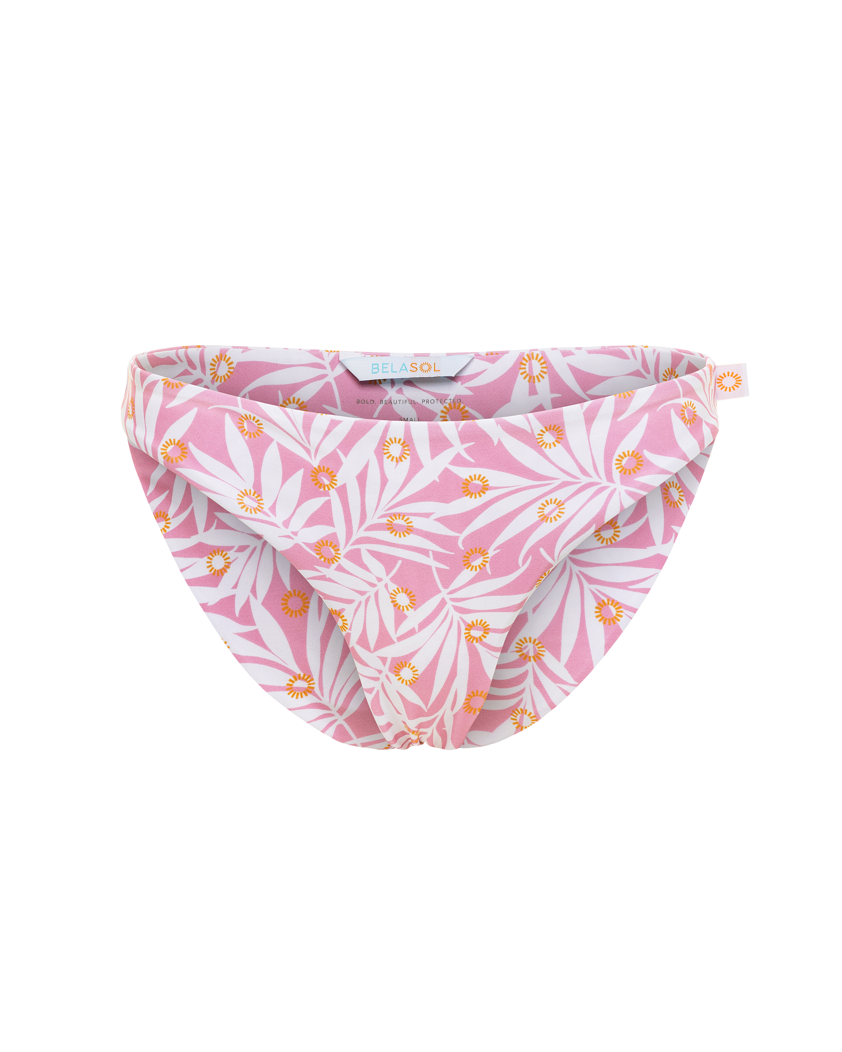 palmetto uv protection spf bikini bottom_dot palm quartz