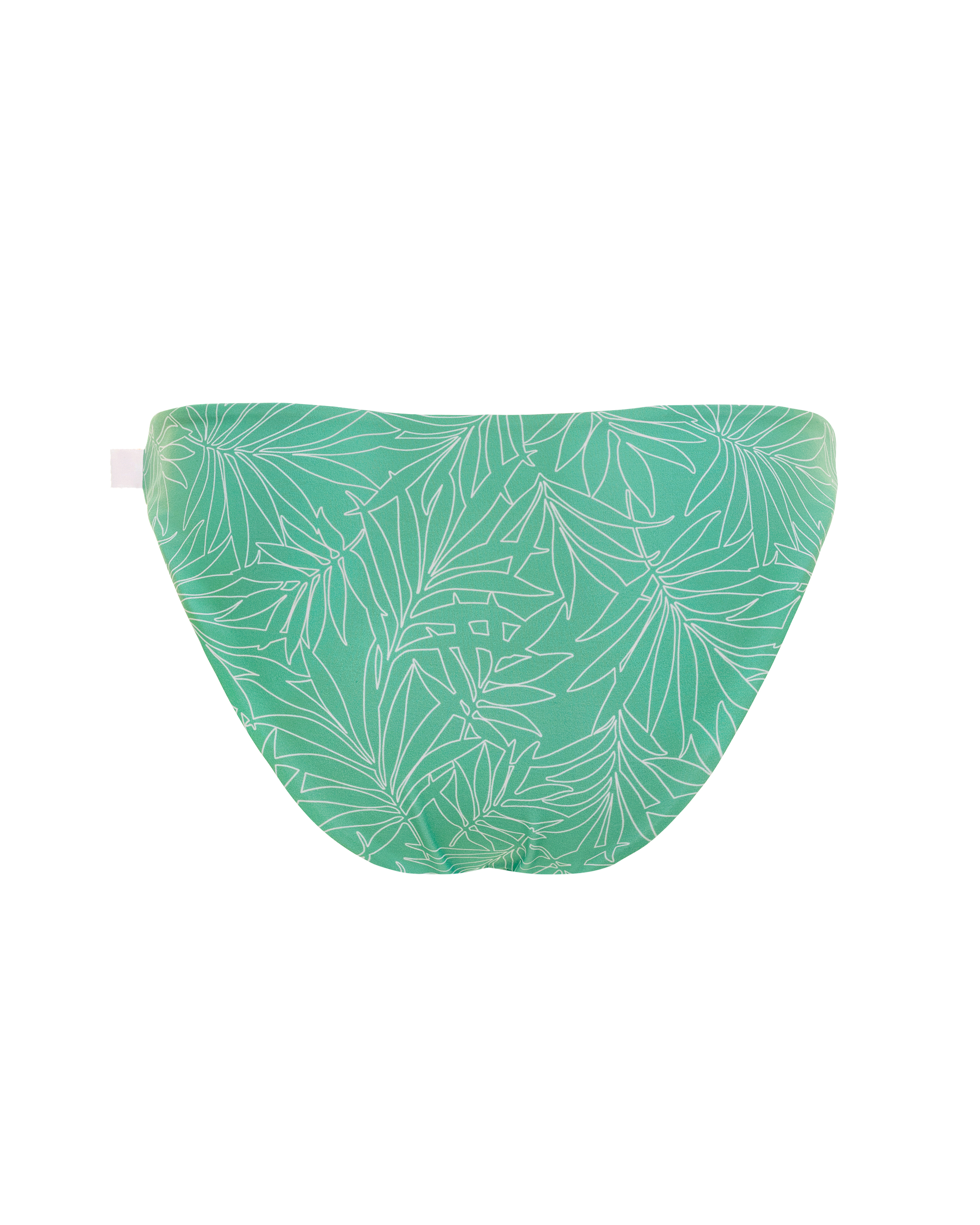 palmetto uv protection spf bikini bottom_needle palm turquoise