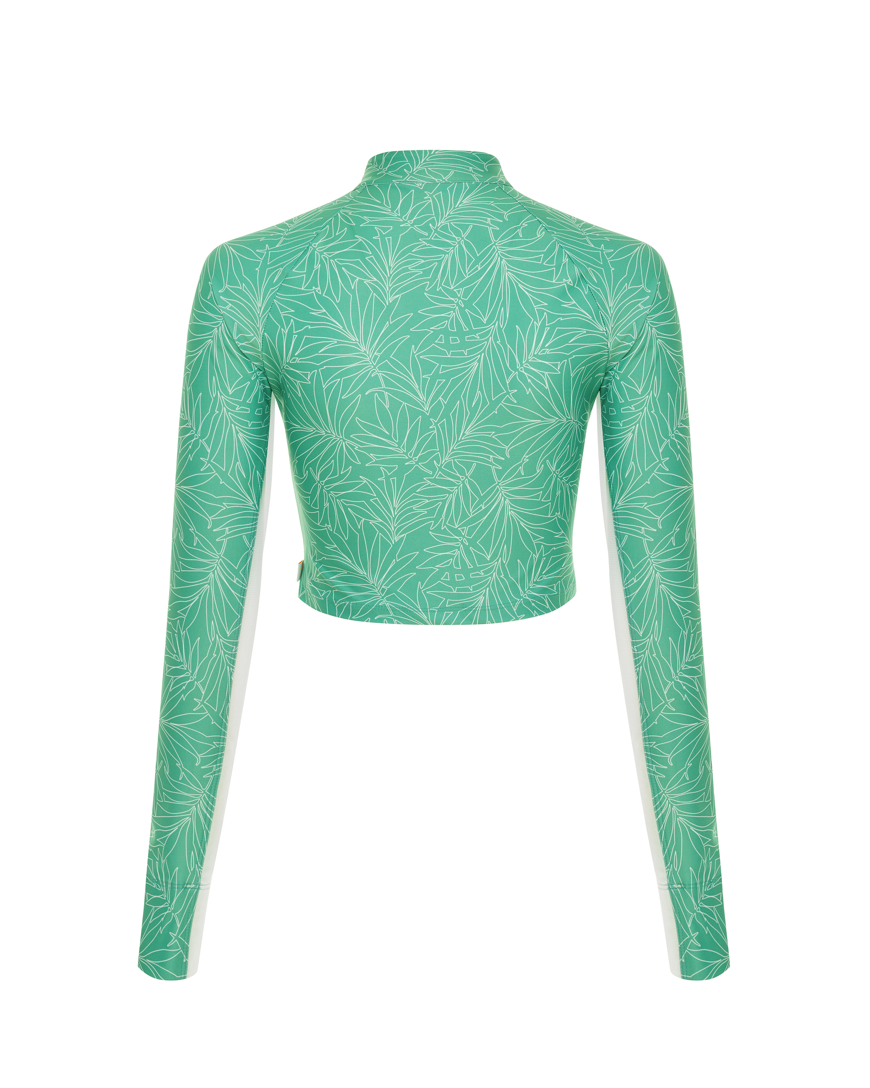 pelagic uv protection spf swim top_needle palm turquoise
