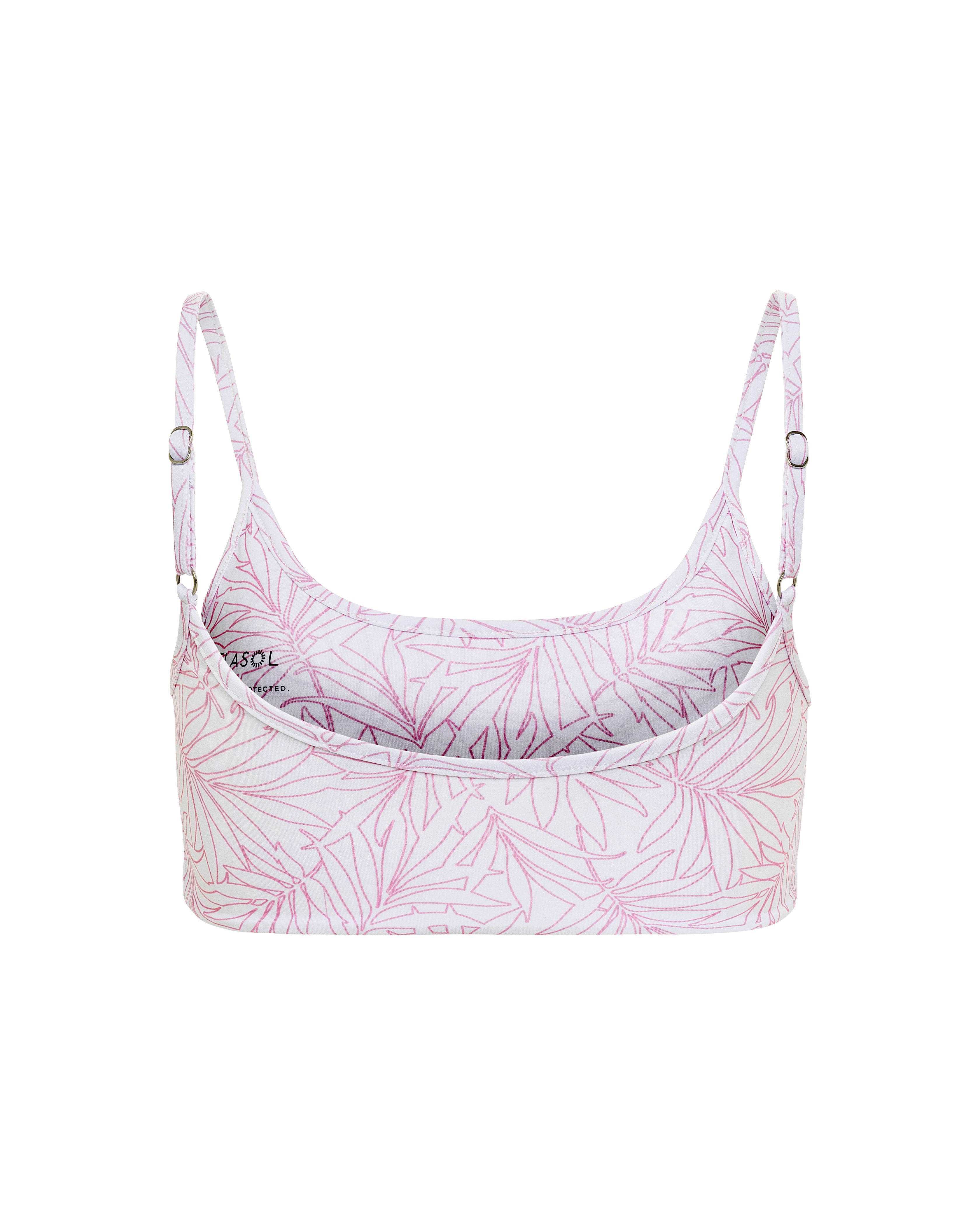 palmetto uv protection spf bikini top_silver palm quartz