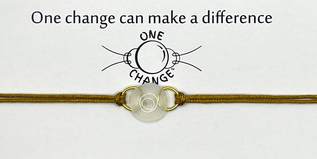 BE THE CHANGE Inspirational Message Bracelet – US Jewelry House